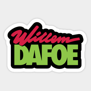 To Live And Die In LA - Willem Dafoe Sticker